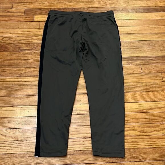 Vince Women's Hunter green Cropped Side-Striped Pants Sz M - Picture 2 of 10